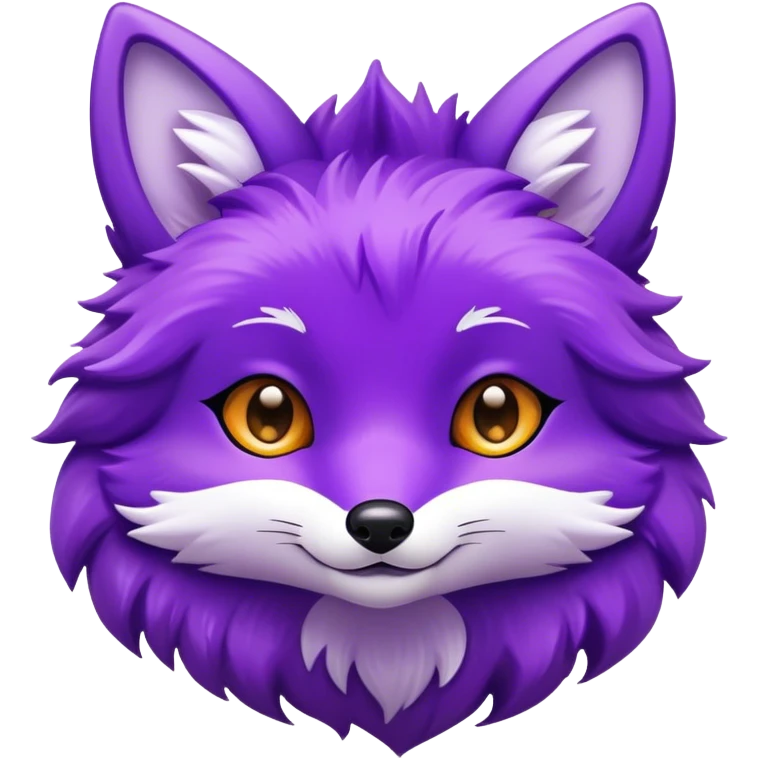Purple fox emoji