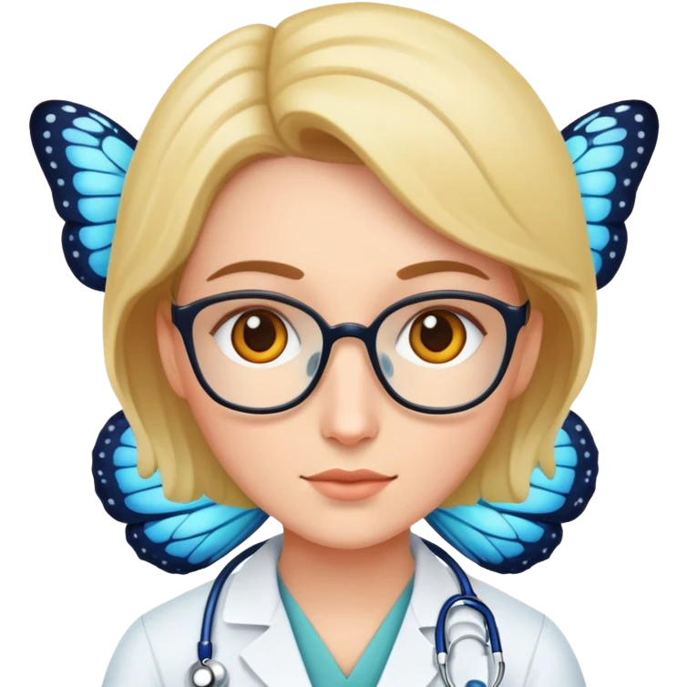 Butterfly doctor ￼ emoji