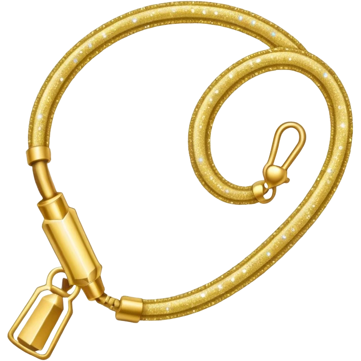 Glittery lasso emoji