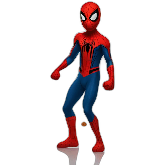 Spider Man qui lance une toile emoji