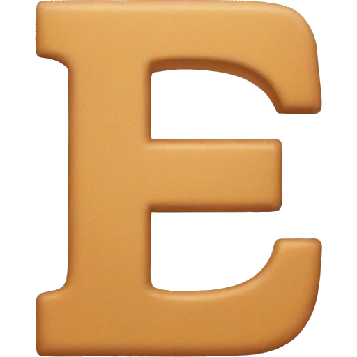 Letter E emoji