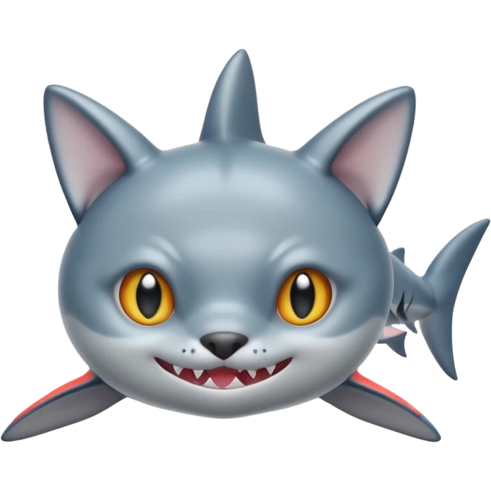 shark x cat emoji