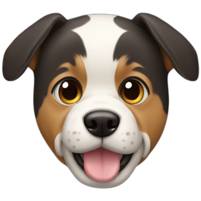 Dog câlins outer emoji