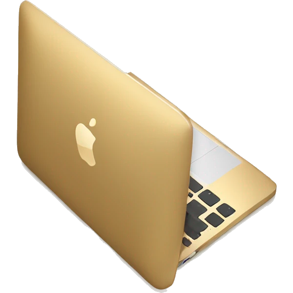 Gold MacBook  emoji
