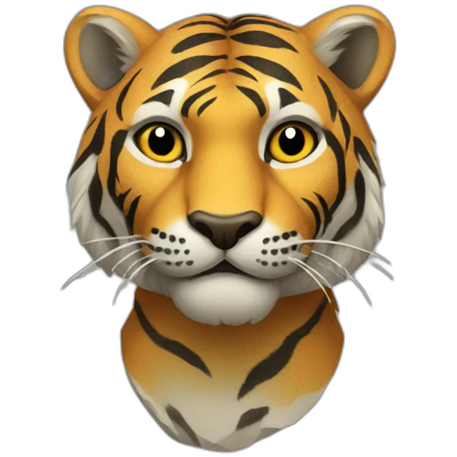Rock tiger emoji