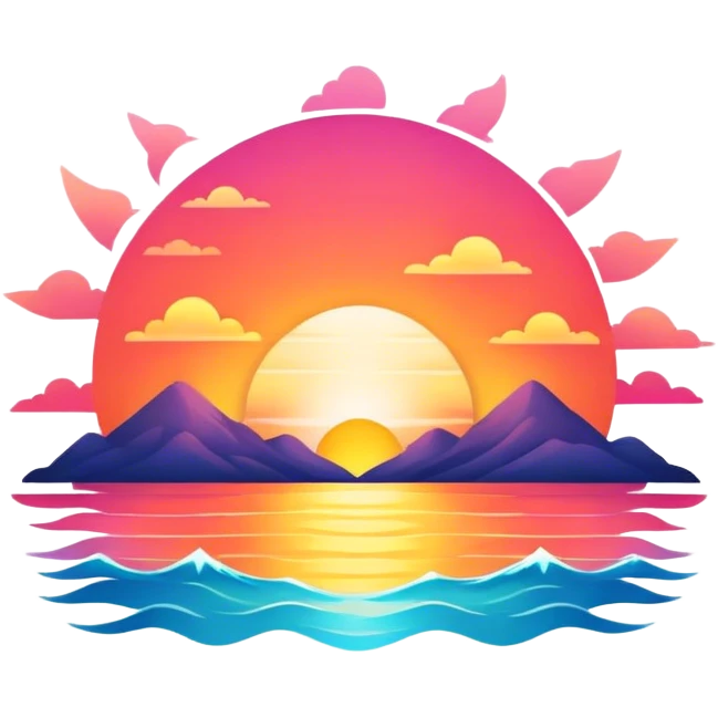 sunset  emoji