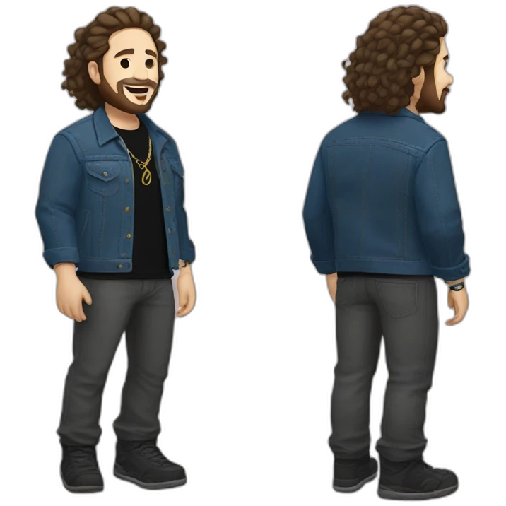 Post Malone (full body) emoji
