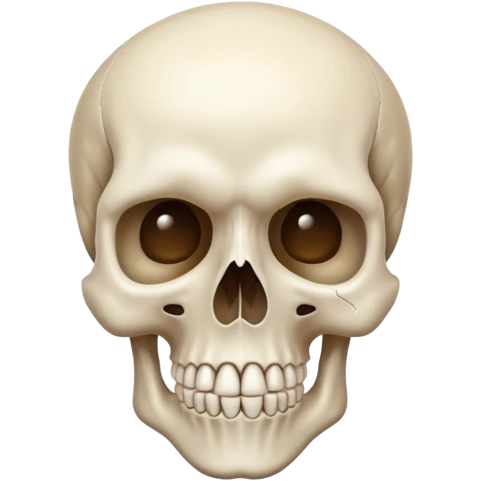 Skull confused emoji