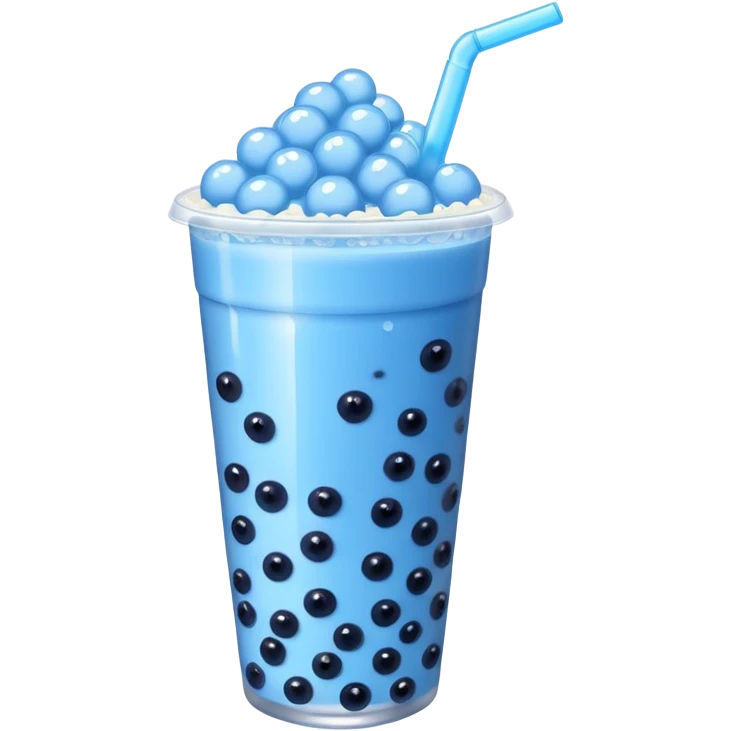 blue bubble tea emoji