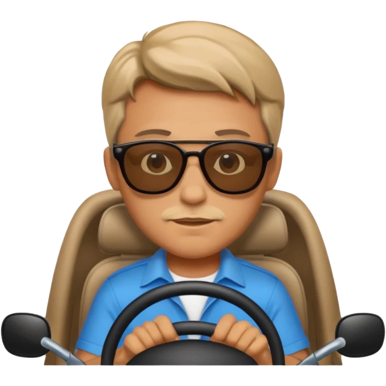 leon conduciendo emoji