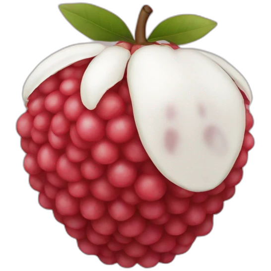 Litchi emoji