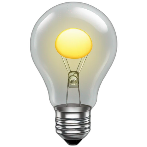 light bulb emoji