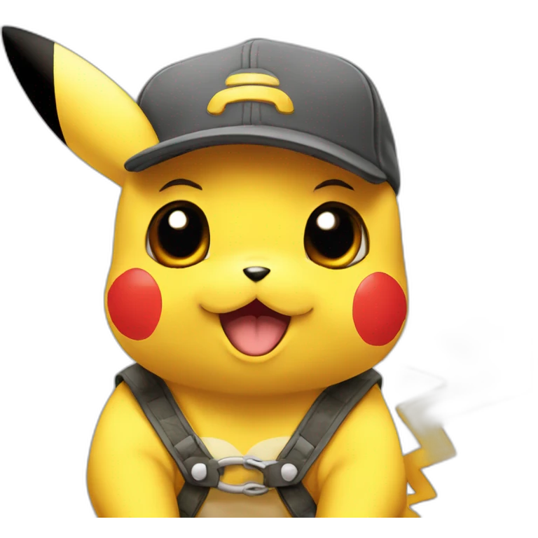Pikachu gorra emoji