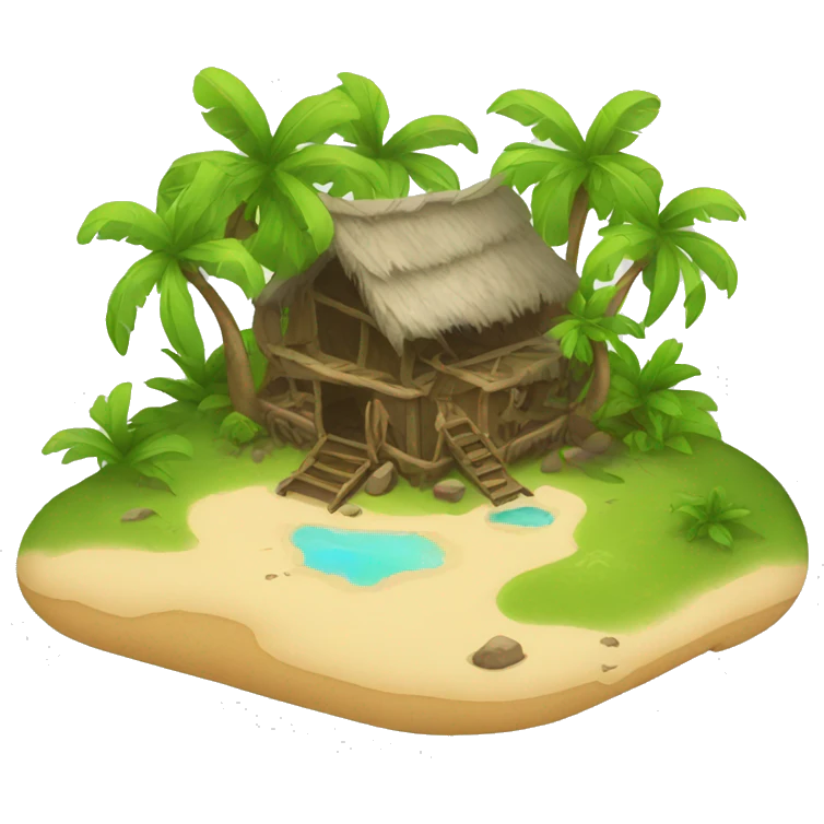 deserted island emoji