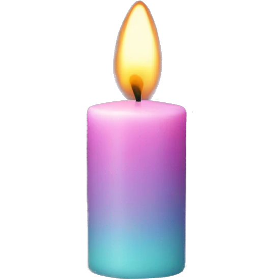 Aesthetic candle emoji