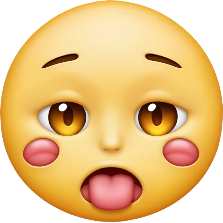 Emoji face with X for eyes and tongue sticking out like it’s dead tired  emoji