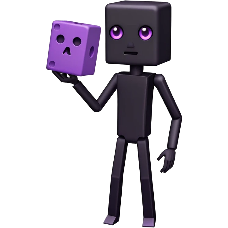 Minecraft Enderman emoji