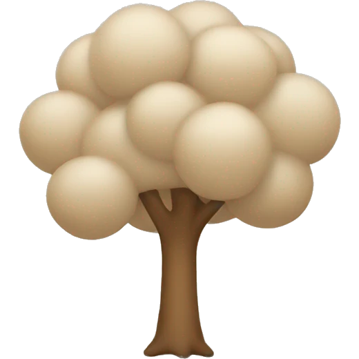 Beige tree Christmas  emoji