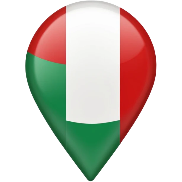 location pin Italy flag emoji