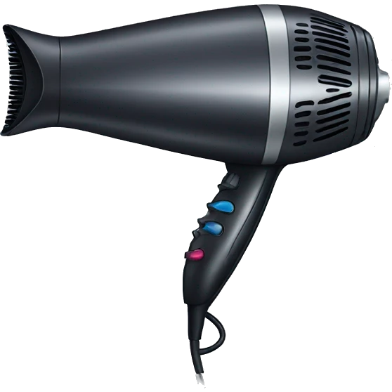 hair dryer emoji