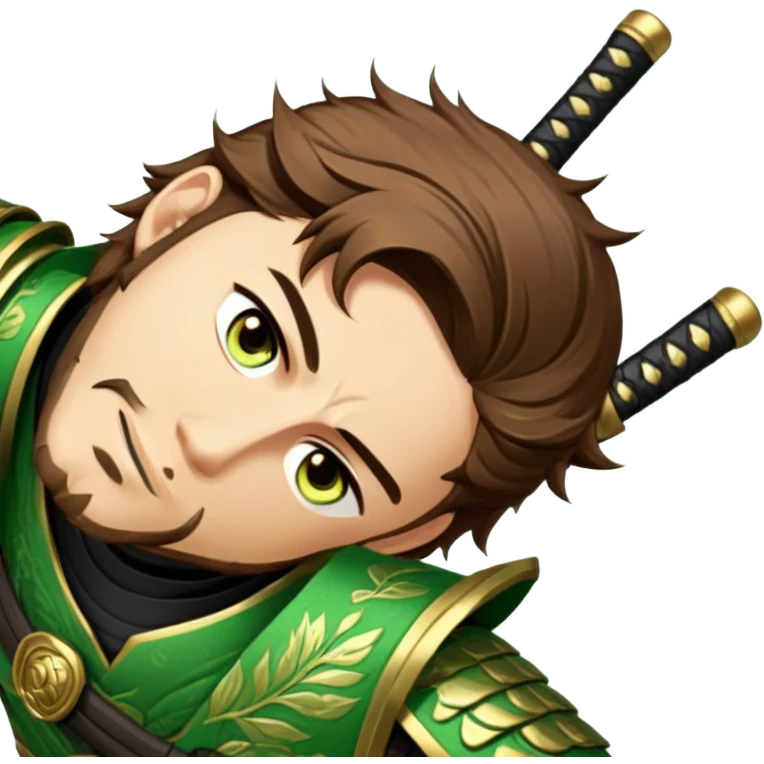 Emerald Samurai emoji