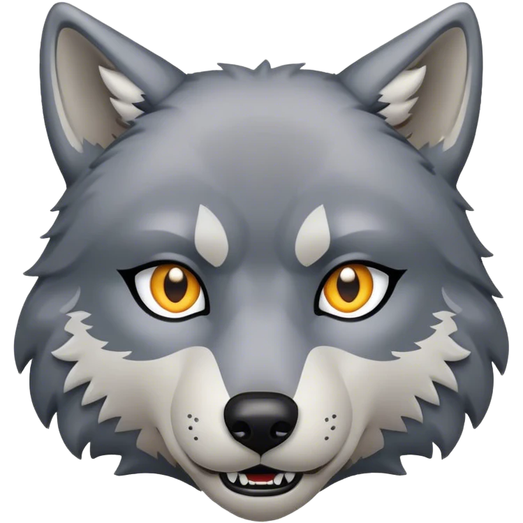 a wolf face emoji