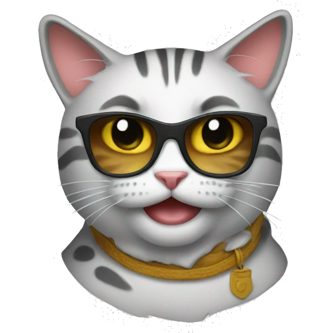 Cool cat emoji