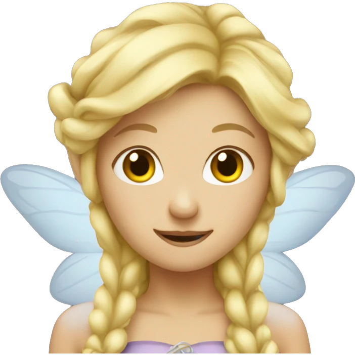 Blonde fairy emoji
