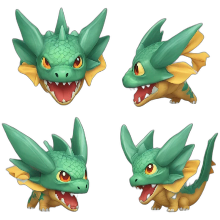 Dracofeu pikemon emoji