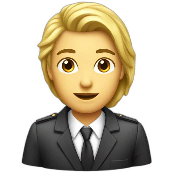 Fille attaché un homme emoji
