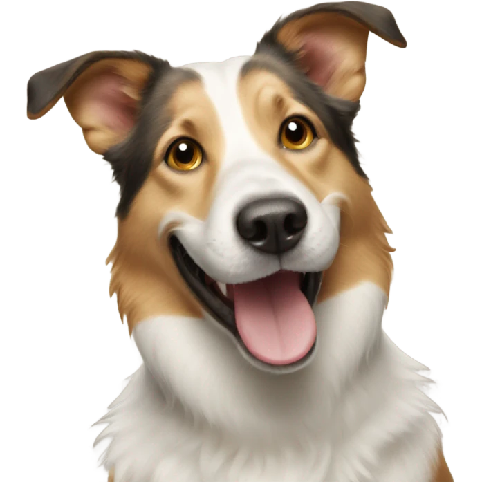 Happy dog emoji