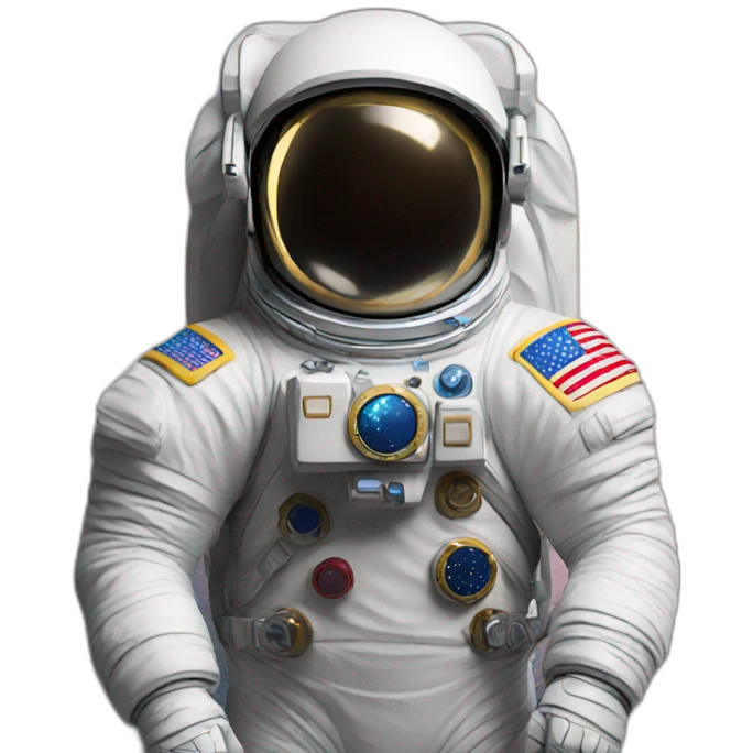 astronaut with ring emoji