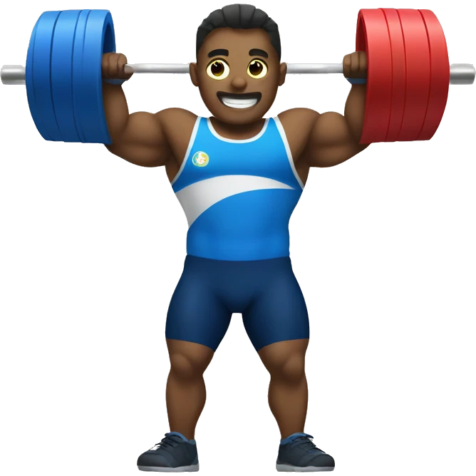 Olympic weightlifter  emoji