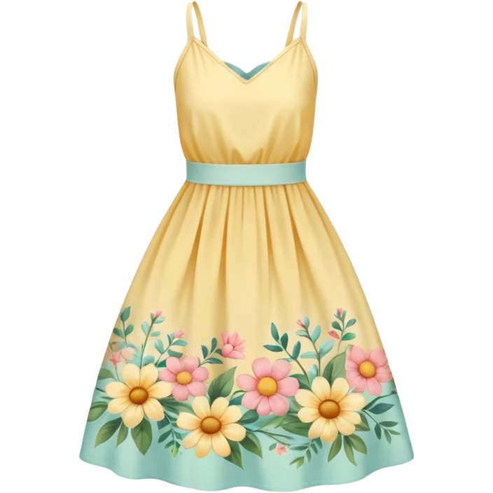 sun dress cloth emoji
