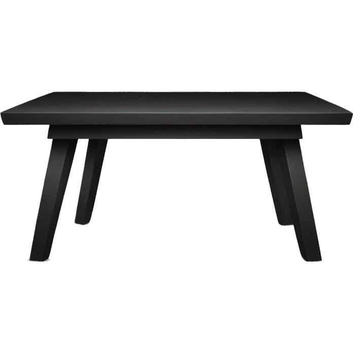wooden black table emoji