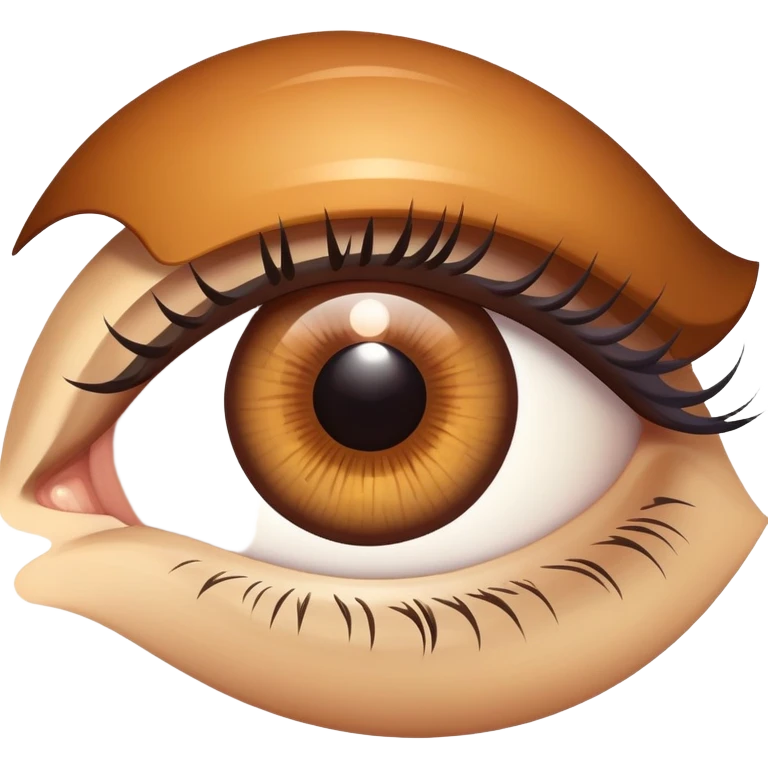 human eye with detailed iris emoji