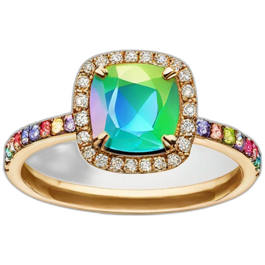 Jonathan Toews as rainbow diamond ring emoji