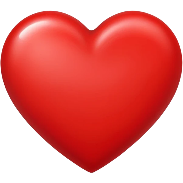 Red heart  emoji