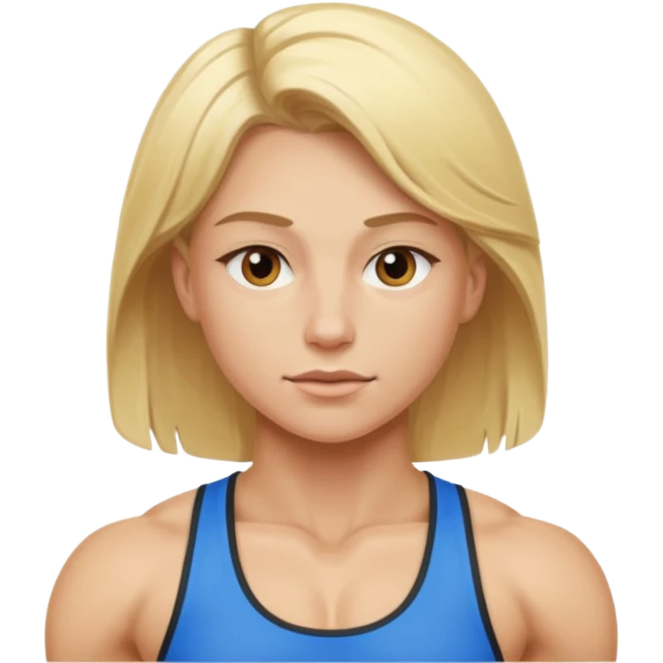 blonde athlete emoji