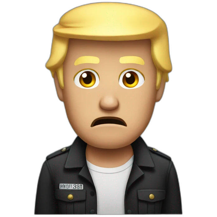 donald-trump-arrested emoji