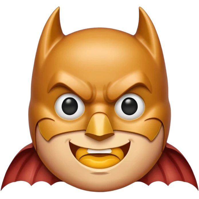 Bacon like a batman emoji emoji