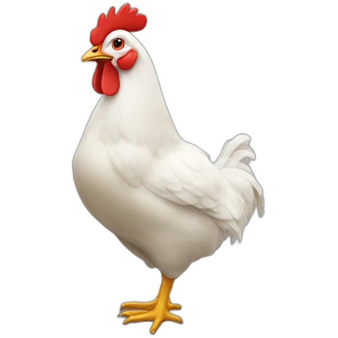 Poule français emoji