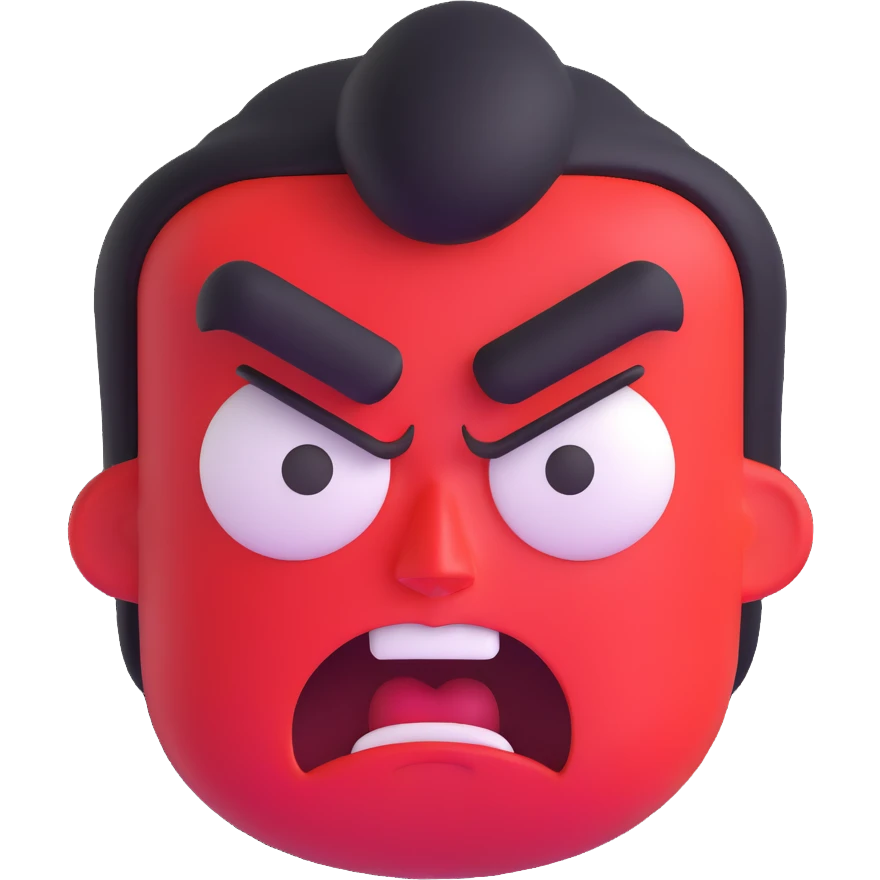 angry mood emotion face emoji