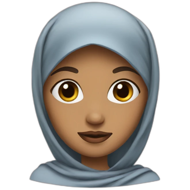 princess with a hijab emoji