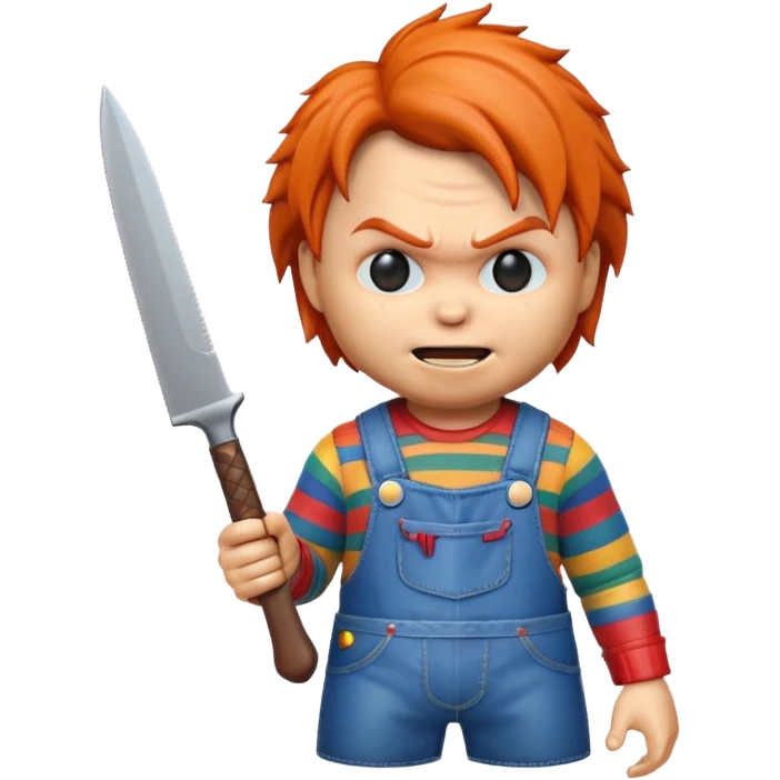 Un emojin de chuky emoji