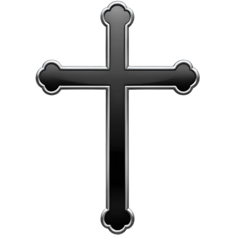 christan cross black emoji
