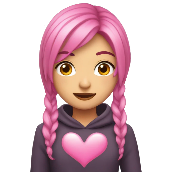 Corazón solo rosado emoji