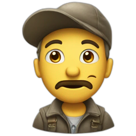 Schtroumpf fumant emoji