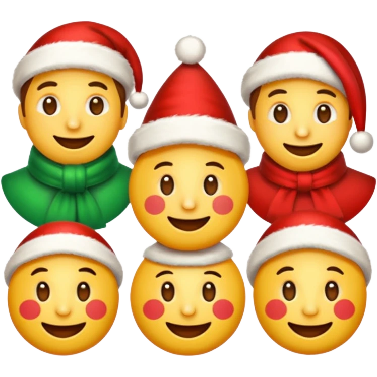 voglio delle emoji vintage di natale emoji