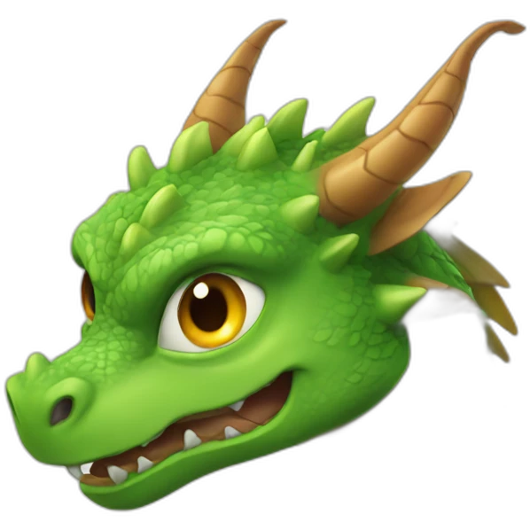 Un Dragon-chouette emoji